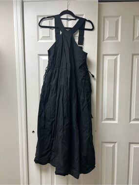 Madewell Black Crossback Maxi Dress